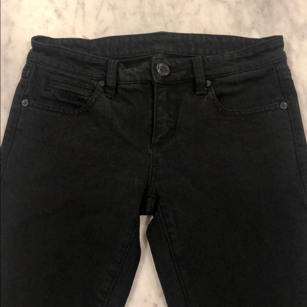 Black BCBG Maxazria denim skinnies.